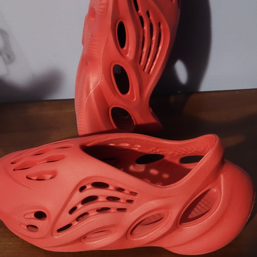 Yeezy Red Sandals
